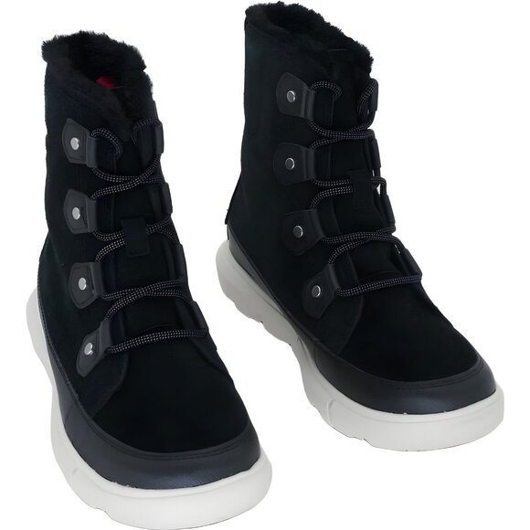 Sorel Women's Explorer Next Joan Winter Boots, Black, Size 7.5 - Picture 1 of 6